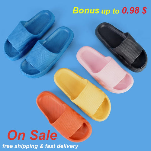 Thick Heel Soft Best Comfortable Flip Flops freeshipping - Tyche Ace