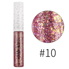 Load image into Gallery viewer, New 12 Colors Diamond Glitter Liquid Eyeliner Durable Waterproof Makeup Shimmer And Shine Eye Pencil Makeup Beauty Tools - Tyche Ace
