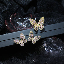 Load image into Gallery viewer, Adjustable Elegant Crystal Butterfly Pearl Zirconia Bracelet
