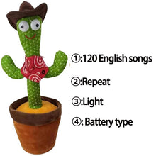 Load image into Gallery viewer, Kids USB Charged Educational Talking Cactus Toy freeshipping - Tyche Ace
