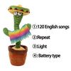Kids USB Charged Educational Talking Cactus Toy freeshipping - Tyche Ace