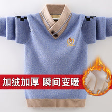Load image into Gallery viewer, Winter Knitted Long Sleeve Warm Pullovers For Boys
