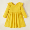 3 Pck Long Sleeve Cute Dresses For Kids