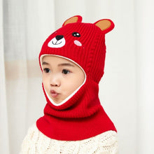 Load image into Gallery viewer, Animal Cartoon Windproof Winter Beanie Hats For Kids
