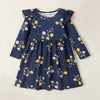 3 Pck Long Sleeve Cute Dresses For Kids