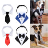 Cute Cotton Adjustable Neckties Tuxedo Bow Ties For Dogs Cats