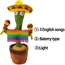 Load image into Gallery viewer, Kids USB Charged Educational Talking Cactus Toy freeshipping - Tyche Ace
