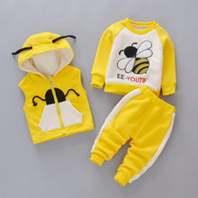 Load image into Gallery viewer, Unisex Baby Dog Cartoon Design Long Sleeve Jacket &amp; Trousers Suit
