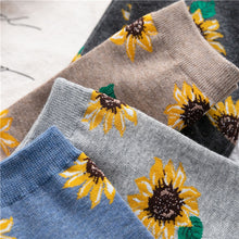 Load image into Gallery viewer, Sunflower Cotton Long Socks freeshipping - Tyche Ace
