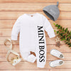 Long Sleeve Baby Rompers And Hat Set For Toddlers