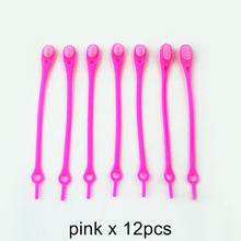 Load image into Gallery viewer, 12pcs Silicone Round Elastic Shoe Lace Locks freeshipping - Tyche Ace
