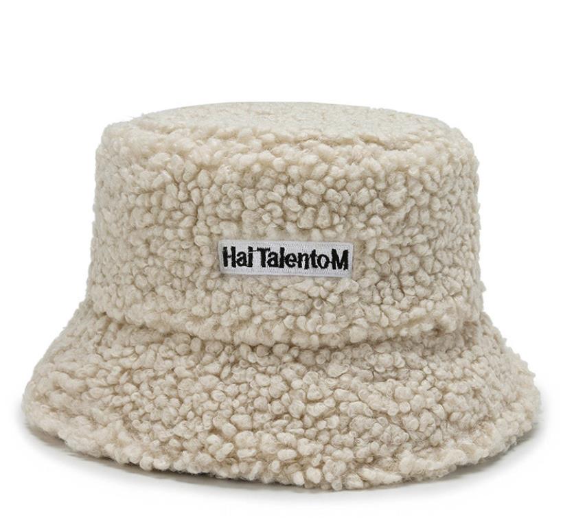 Lamb Wool Faux Fur Warm Winter Borg Winter Bucket Hats For Women - Tyche Ace