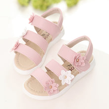 Load image into Gallery viewer, Girls Gladiator Cute Chic Flowers Design Sandals
