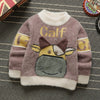 Unisex Animal Cartoon Design Sweater For Kids