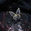 Adjustable Elegant Crystal Butterfly Pearl Zirconia Bracelet