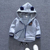 Unisex Cute Bear Cartoon Design Thick Fleece Hooded Jacket For Kids freeshipping - Tyche Ace