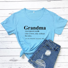 Load image into Gallery viewer, Grandma Print Design Casual Graphic Summer T Shirt freeshipping - Tyche Ace
