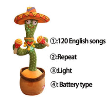 Load image into Gallery viewer, Kids USB Charged Educational Talking Cactus Toy freeshipping - Tyche Ace
