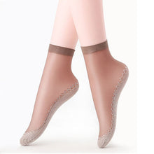 Load image into Gallery viewer, Velvet Silk Cotton Bottom Soft Women Ankle Socks freeshipping - Tyche Ace
