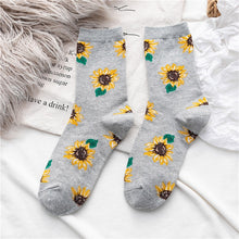 Load image into Gallery viewer, Sunflower Cotton Long Socks freeshipping - Tyche Ace
