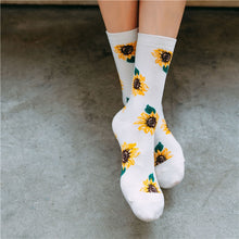 Load image into Gallery viewer, Sunflower Cotton Long Socks freeshipping - Tyche Ace
