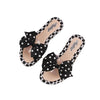 Butterfly Knot Polka Dot Platform Heel Open Toe Casual Sandals freeshipping - Tyche Ace