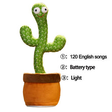 Load image into Gallery viewer, Kids USB Charged Educational Talking Cactus Toy freeshipping - Tyche Ace
