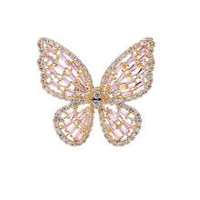 Load image into Gallery viewer, Adjustable Elegant Crystal Butterfly Pearl Zirconia Bracelet
