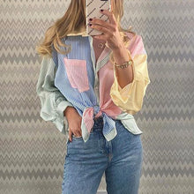 Load image into Gallery viewer, Loose Vintage Colourful Button Boyfriend Shirt
