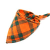 Washable Plaid Cotton Bandanas For Dogs