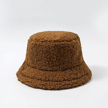 Load image into Gallery viewer, Lamb Wool Faux Fur Warm Winter Borg Winter Bucket Hats For Women - Tyche Ace
