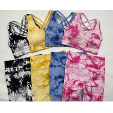 Load image into Gallery viewer, Women Seamless Legging  And Crop Top Workout Clothes
