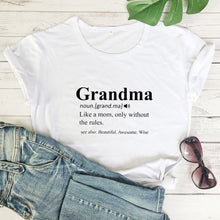 Load image into Gallery viewer, Grandma Print Design Casual Graphic Summer T Shirt freeshipping - Tyche Ace
