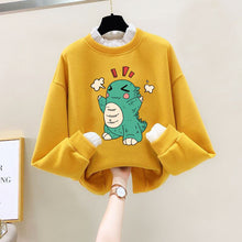 Load image into Gallery viewer, Girls Bear Cartoon Design Long Sleeve Cute Pullover For Kids
