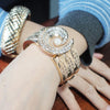 Rhinestone Design Faux Pearl Bracelets For Women