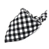 Washable Plaid Cotton Bandanas For Dogs