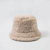 Lamb Wool Faux Fur Warm Winter Borg Winter Bucket Hats For Women