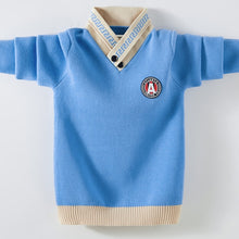 Load image into Gallery viewer, Winter Knitted Long Sleeve Warm Pullovers For Boys
