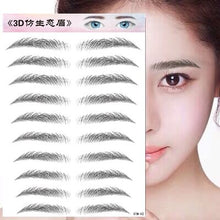 Load image into Gallery viewer, 4D Natural Hair Like Water Transfer Waterproof Long Lasting Eyebrow Tattoo Sticker
