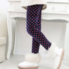 Winter Colorful Print Flower Butterfly Soft Warm Girls Leggings