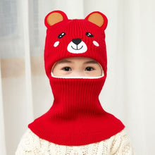 Load image into Gallery viewer, Animal Cartoon Windproof Winter Beanie Hats For Kids
