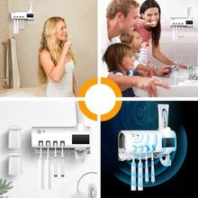 Load image into Gallery viewer, Smart Photocatalyst Automatic Double Layer Steriliser And Toothpaste Dispenser
