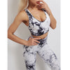 Women Seamless Legging  And Crop Top Workout Clothes