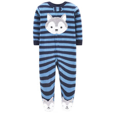 Load image into Gallery viewer, Cartoon One Pieces Pyjamas Fleece Jumpsuit For Babies
