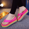 Summer Comfortable Thick Platform Wedge Flip Flops freeshipping - Tyche Ace