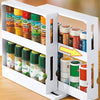 Multi-Function Rotating Shelf Slide Spice/ Bottle Storage Rack Organiser