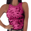 Camouflage Slim Fit Tight Elastic Sports Tank Tops freeshipping - Tyche Ace
