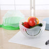 Fruit Vegetable Salad Cutting Bowl Drain Fruit Bowls Vegetable Cutting Bowl Salad Bowl Cutter Salad Maker Kitchen Accessories freeshipping - Tyche Ace
