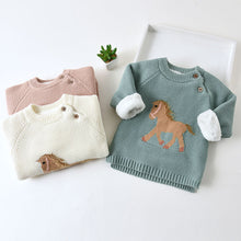 Load image into Gallery viewer, Unisex Animal Cartoon Design Warm Sweaters For Kids
