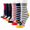 Animal Cartoon Striped Cute Cotton Cute Ankle Socks For Women